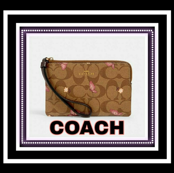 Coach Butterfly Wristlet New - Picture 4 of 7